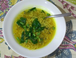 yellow curry ramen