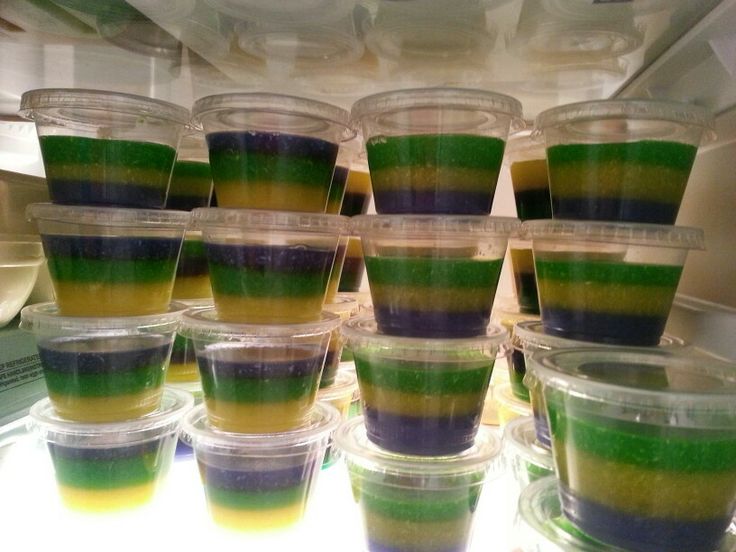 Mardi Gras jello shots — The April Blake