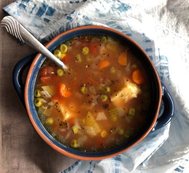 My Slow Cooker Vegetable Soup — The April Blake