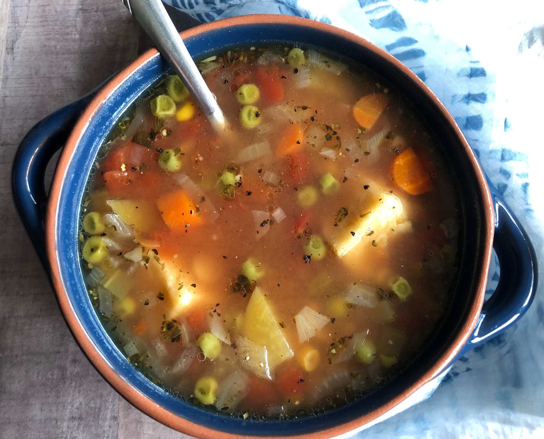 My Slow Cooker Vegetable Soup — The April Blake