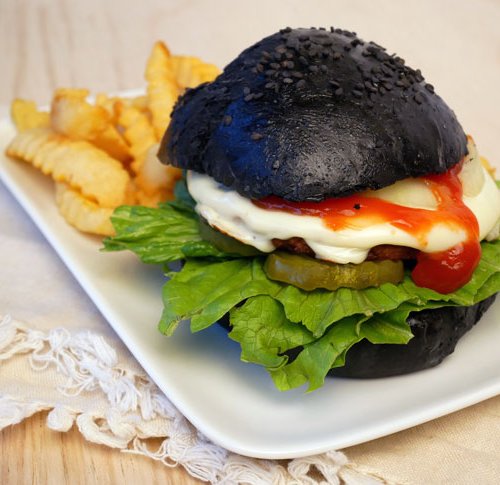 burger charcoal