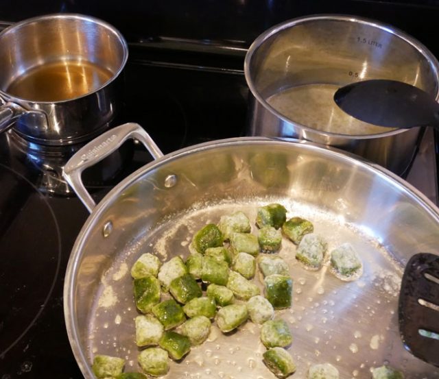 Trader Joe's Kale Gnocchi in a Garlic Walnut Sauce The April Blake