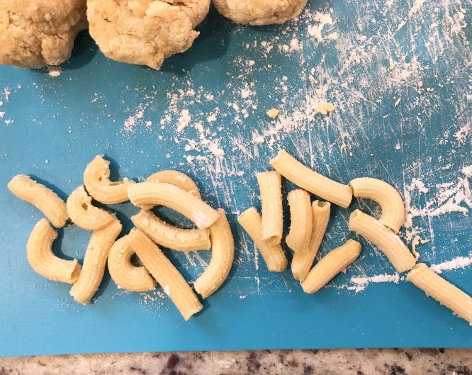 making pasta with kitchenaid extruder