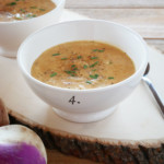 Creamy root vegetable soup
