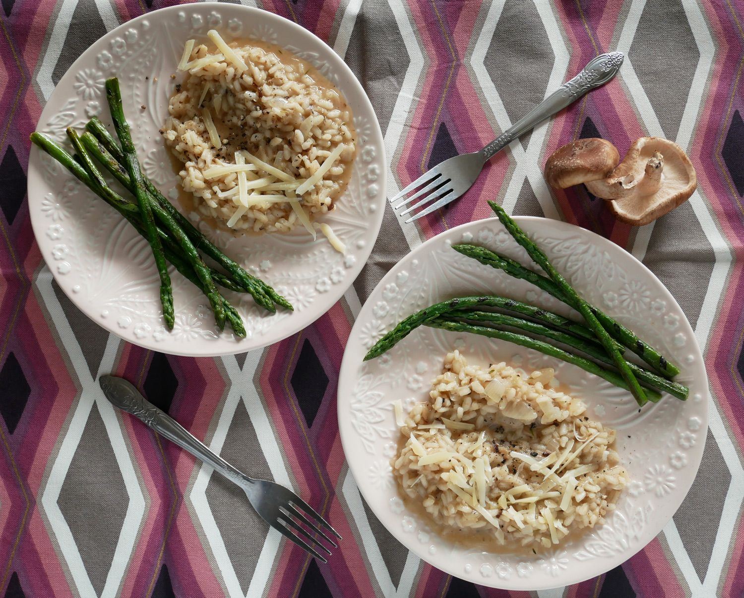 Mushroom risotto with no chunks