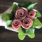 Salami rose bouquet