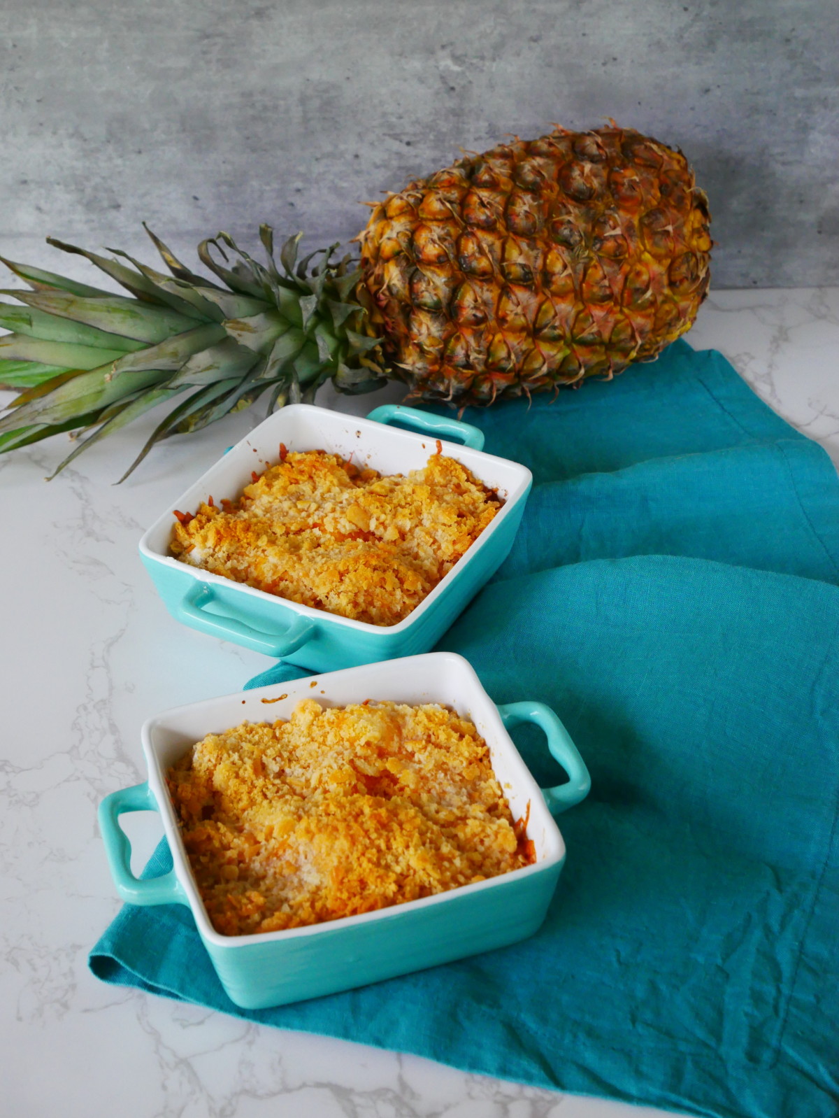 Pineapple cheese casserole