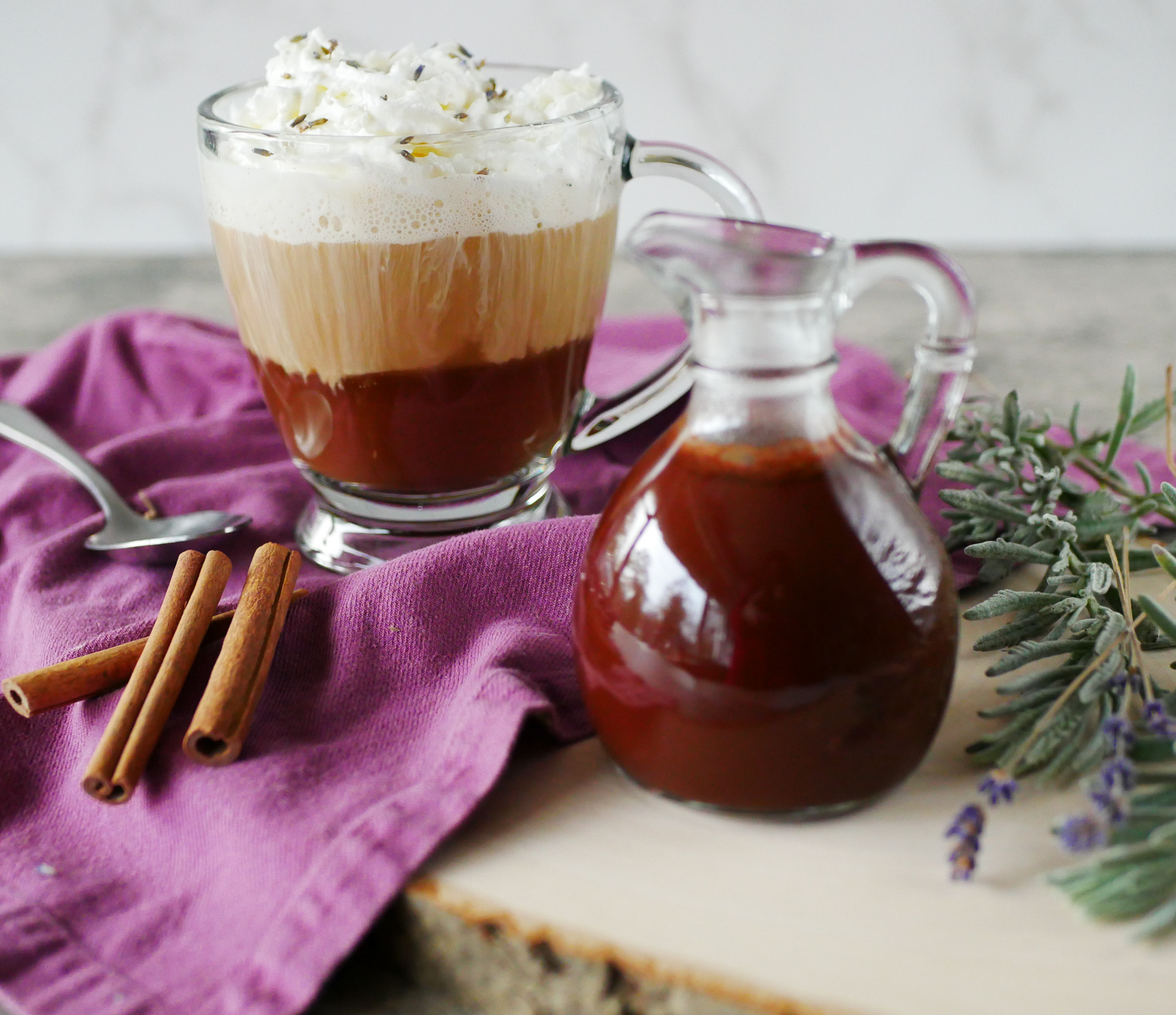 Lavender-Spice Hot Chocolate-Rich and Soothing Warmer-Upper