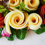 cheese slice roses