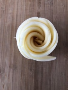 provolone cheese rosette