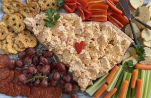South Carolina pimento cheese board