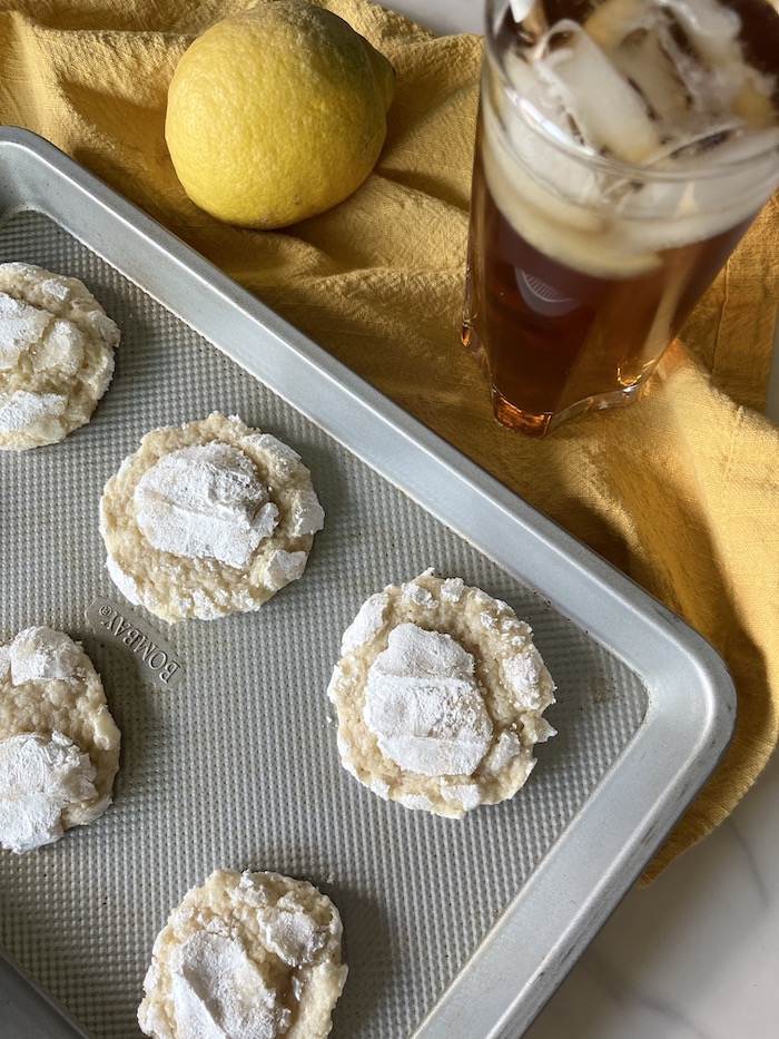 sweet tea and lemon cookies